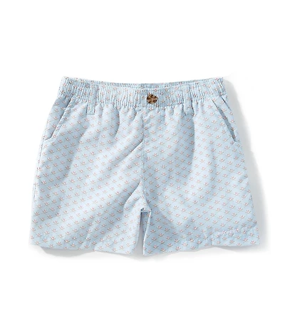 Properly Tied Little Boys Baseball Print Mallard Shorts
