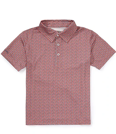 Properly Tied Little Boys Blue Crab Inlet Polo Shirt