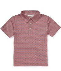 Properly Tied Little Boys Blue Crab Inlet Polo Shirt