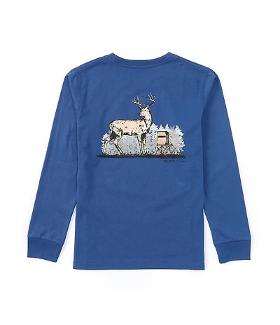 Properly Tied Little Boys 2T-7 Long Sleeve Deer Season Graphic T-Shirt