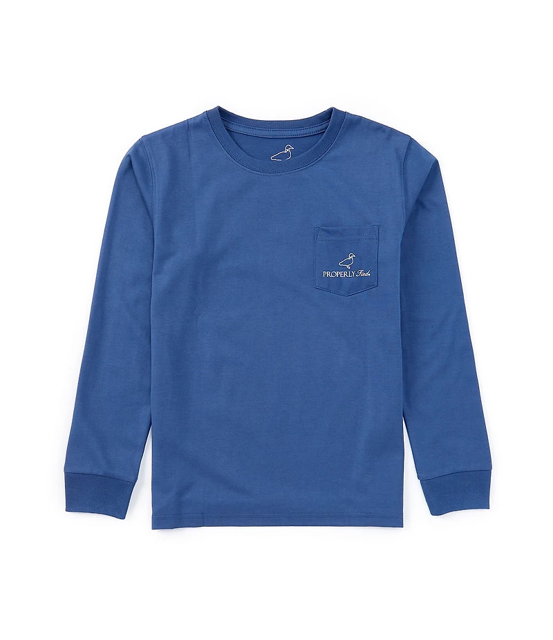 Properly Tied Little Boys 2T-7 Long Sleeve Deer Season Graphic T-Shirt