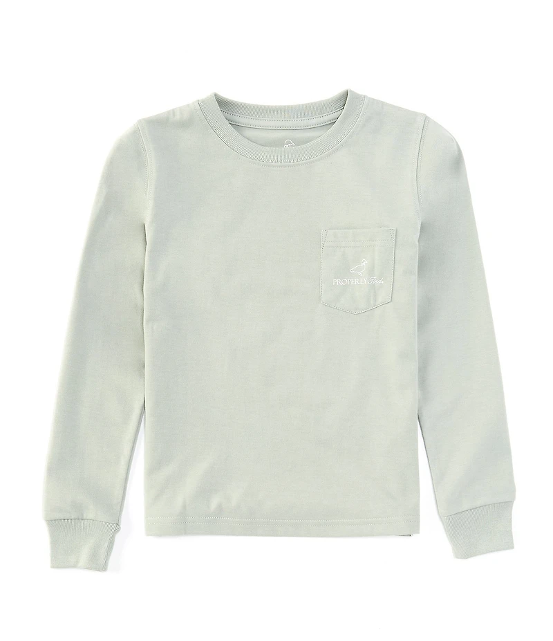 Properly Tied Little Boys Long Sleeve Southeastern Showdown Graphic T-Shirt