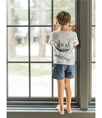 Properly Tied Little Boys Long Sleeve Southeastern Showdown Graphic T-Shirt