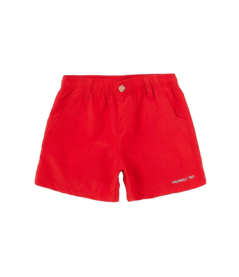 Properly Tied Little Boys Mallard Pull-On Shorts