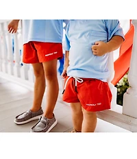 Properly Tied Little Boys Mallard Pull-On Shorts