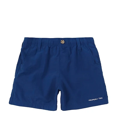 Properly Tied Little Boys Americana Mallard Pull-On Shorts