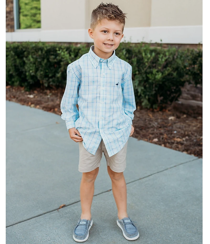 Properly Tied Little Boys Mallard Pull-On Shorts
