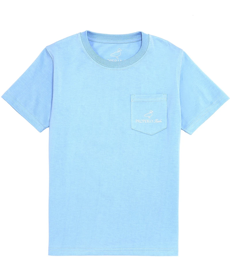 Properly Tied Little Boys Short Sleeve Baseball Shield T-Shirt