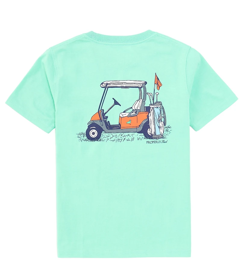 Properly Tied Little Boys Short Sleeve Country Club Graphic T-Shirt
