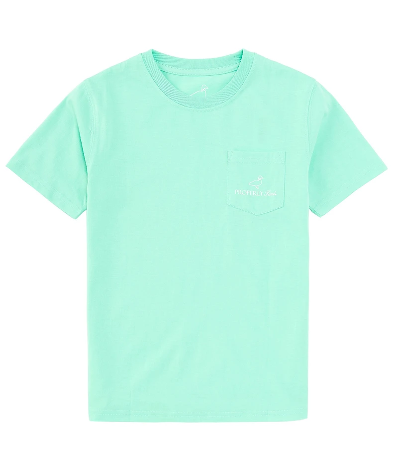 Properly Tied Little Boys Short Sleeve Country Club Graphic T-Shirt