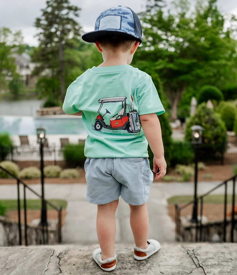 Properly Tied Little Boys Short Sleeve Country Club Graphic T-Shirt