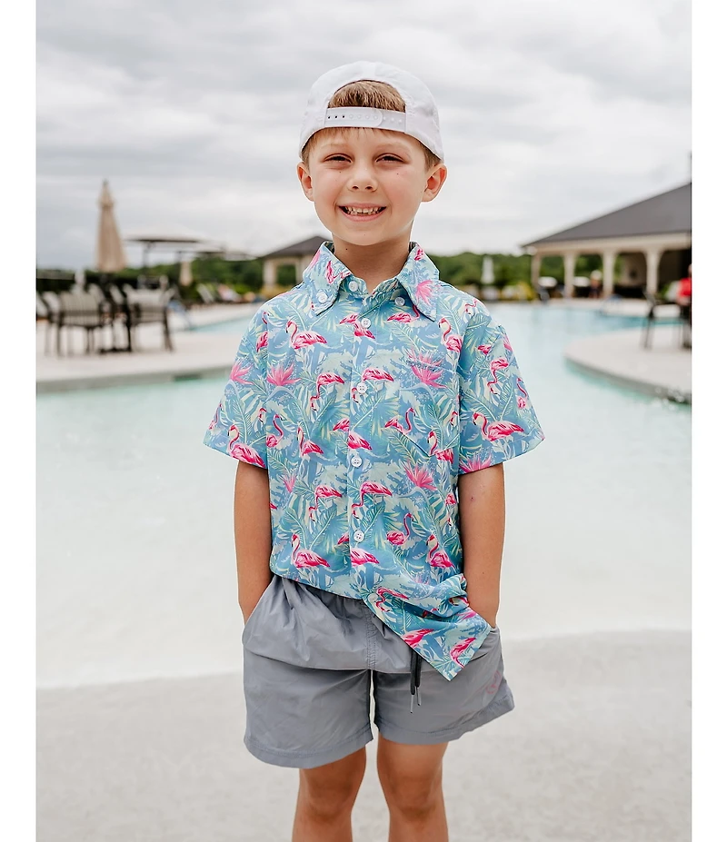 Properly Tied Little Boys 2T-7 Short Sleeve Shordees Summer Shirt