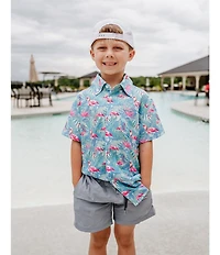 Properly Tied Little Boys 2T-7 Short Sleeve Shordees Summer Shirt