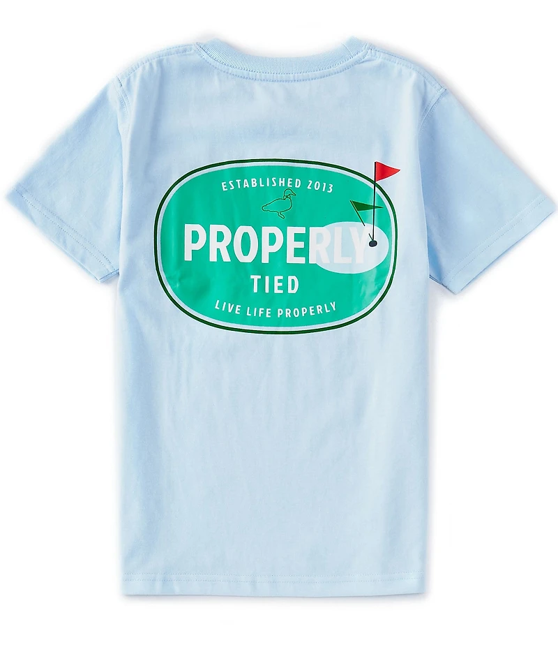 Properly Tied Little Boys The Links Short Sleeve T-Shirt