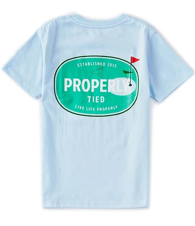 Properly Tied Little Boys The Links Short Sleeve T-Shirt