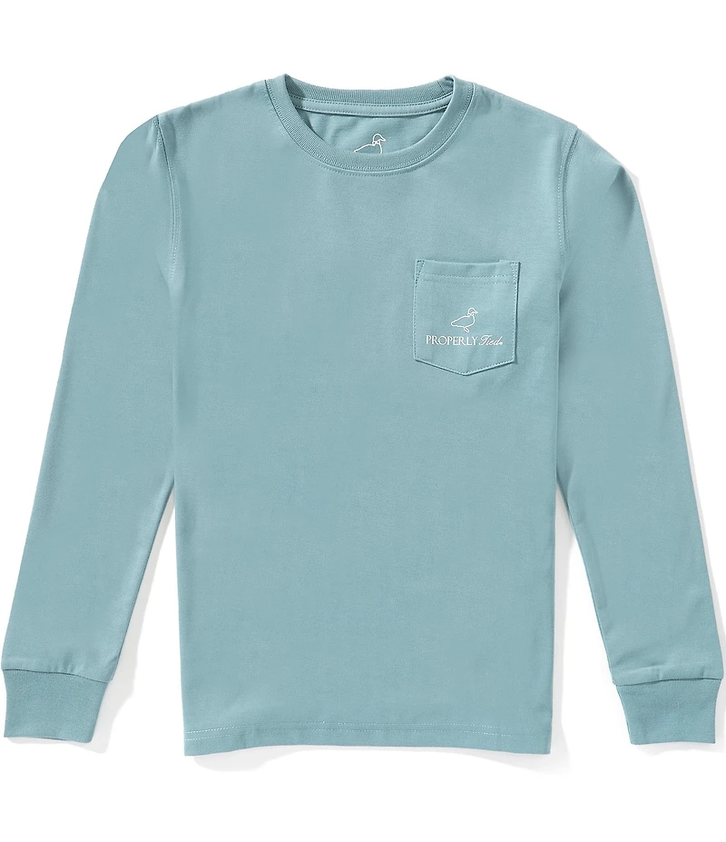 Properly Tied Little Boys Boykin Long Sleeve T-Shirt