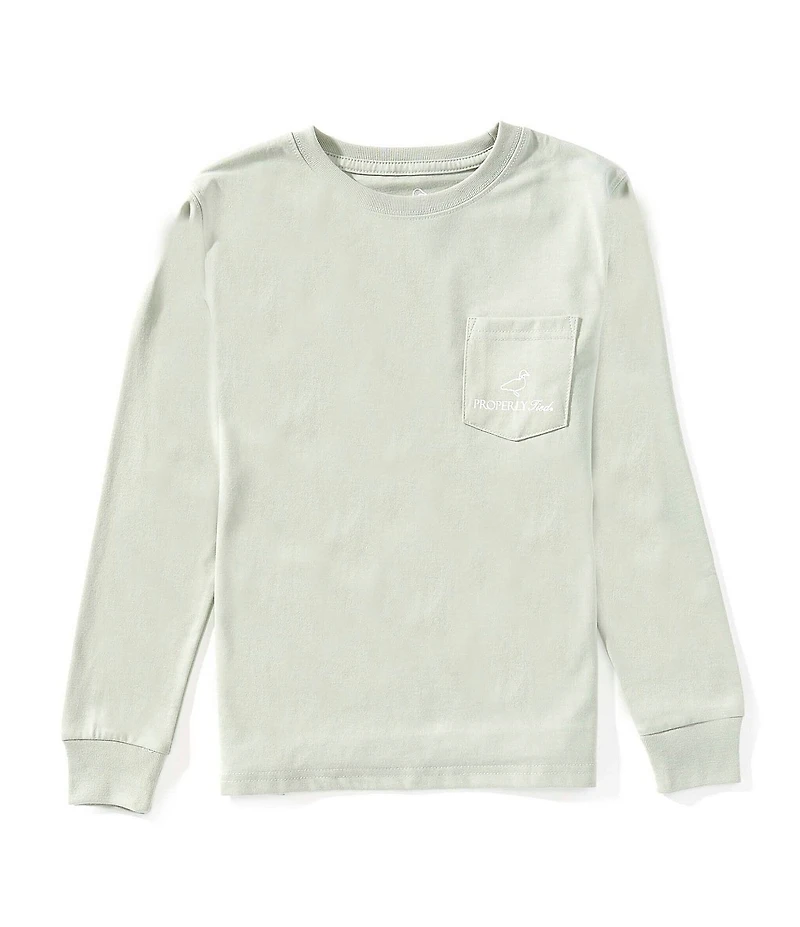 Properly Tied Little Boys Buck Long Sleeve T-Shirt