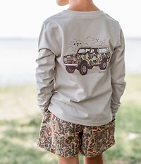 Properly Tied Little Boys Camo Mallard Shorts
