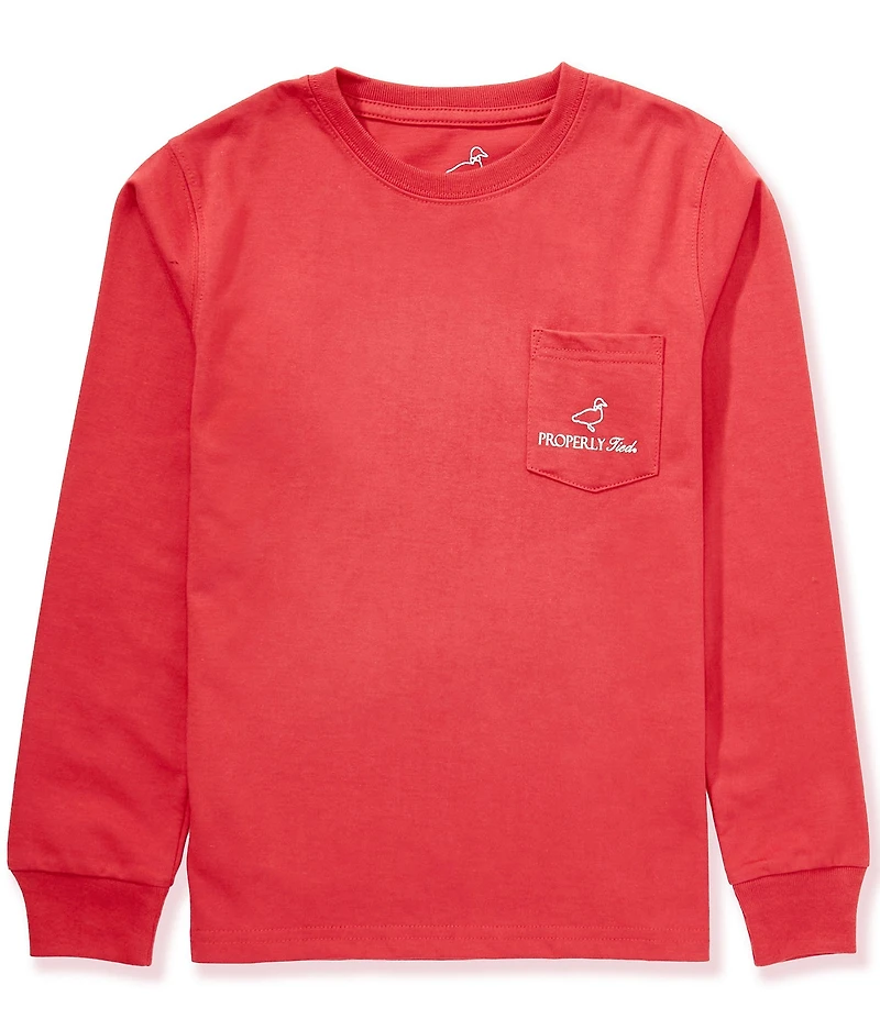 Properly Tied Little Boys Deck The Paws Long Sleeve T-Shirt