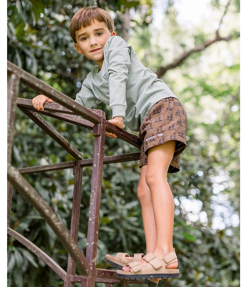 Properly Tied Little Boys Deer Mallard Shorts