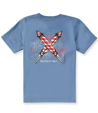 Properly Tied Little Boys Americana Firecracker Graphic T-Shirt