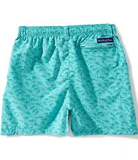 Properly Tied Little Boys Fish Frenzy Mallard Shorts