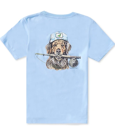 Properly Tied Little Boys Fishing Buddy Short Sleeve Graphic T-Shirt