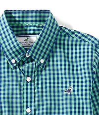 Properly Tied Little Boys Gingham Seasonal Sport Long-Sleeve Button-Front Shirt