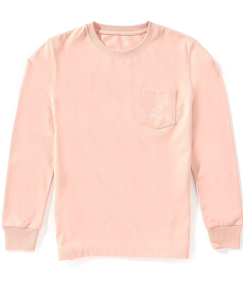 Properly Tied Little Boys Gobbler Long Sleeve T-Shirt