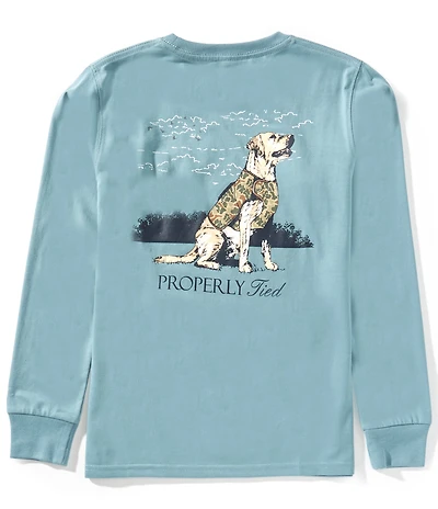 Properly Tied Little Boys Good Boy Graphic Long Sleeve T-Shirt