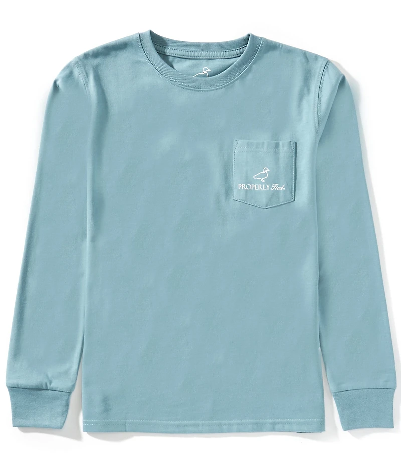 Properly Tied Little Boys Good Boy Graphic Long Sleeve T-Shirt