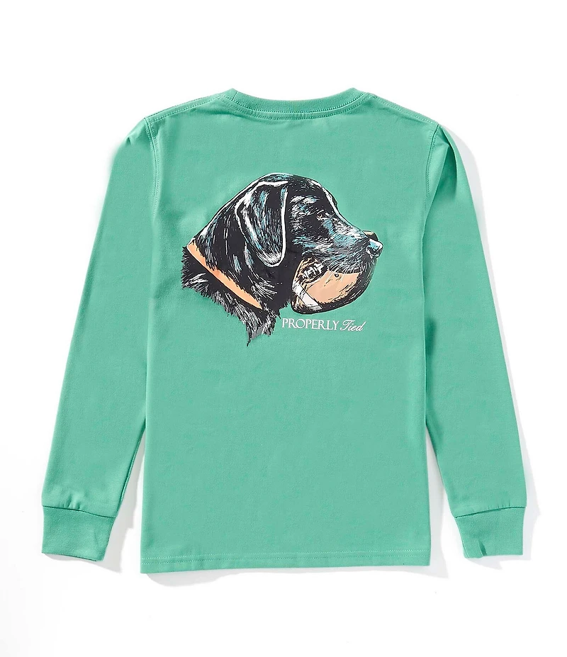 Properly Tied Little Boys Good Catch Long Sleeve T-Shirt