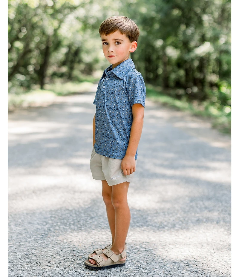 Properly Tied Little Boys Inlet Ducks Performance Polo Shirt