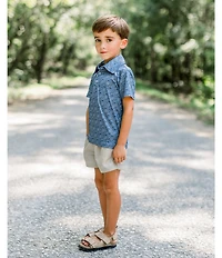 Properly Tied Little Boys Inlet Ducks Performance Polo Shirt