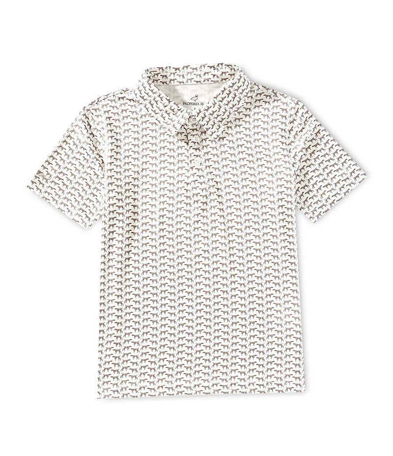 Properly Tied Little Boys Inlet Pointer Performance Polo Shirt