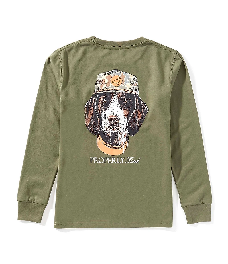 Properly Tied Little Boys Mans Best Friend Long Sleeve T-Shirt
