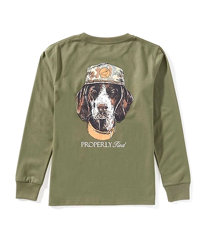 Properly Tied Little Boys Mans Best Friend Long Sleeve T-Shirt