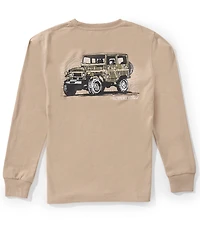 Properly Tied Little Boys Mossy Oak Topo Cruiser Long Sleeve Graphic T-Shirt