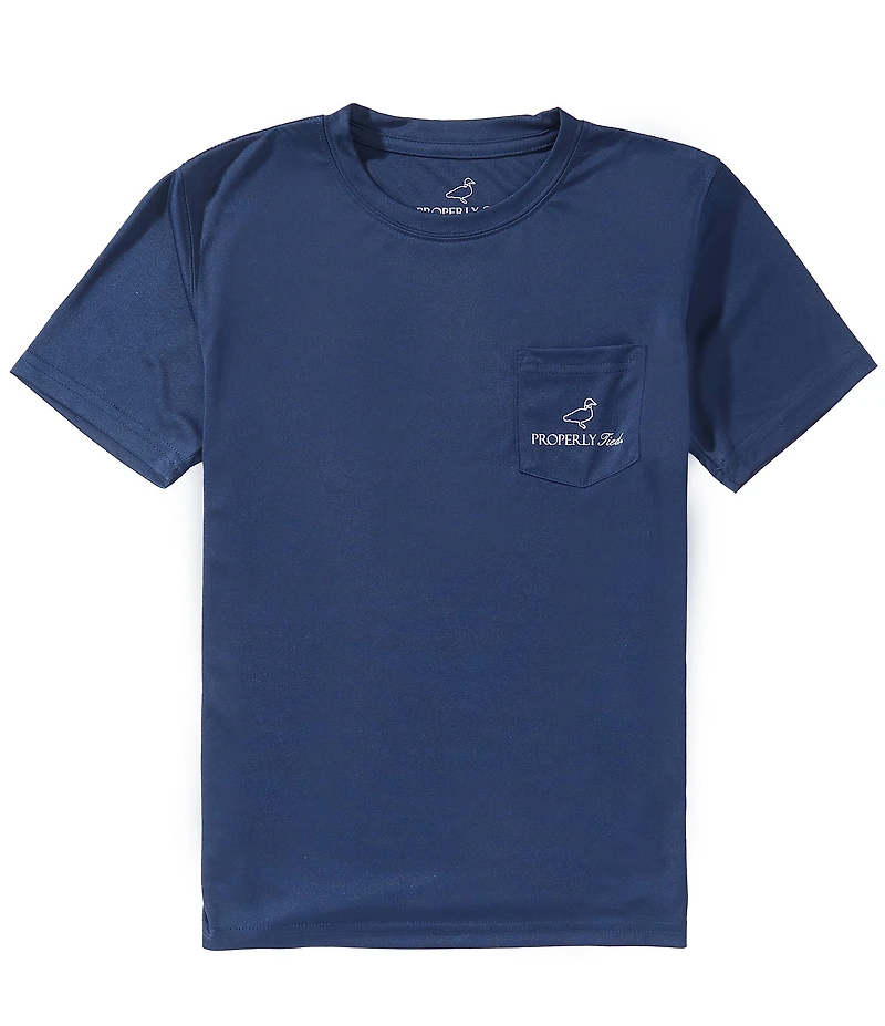 Properly Tied Little Boys Americana Old Glory Performance Short Sleeve T-Shirt