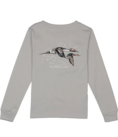 Properly Tied Little Boys Pintails Long Sleeve T-Shirt