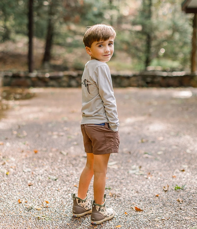 Properly Tied Little Boys Pintails Long Sleeve T-Shirt