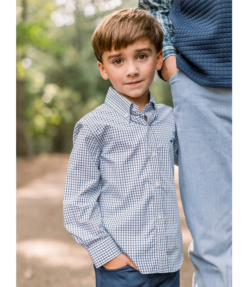 Properly Tied Little Boys Seasonal Sports Button-Front Shirt