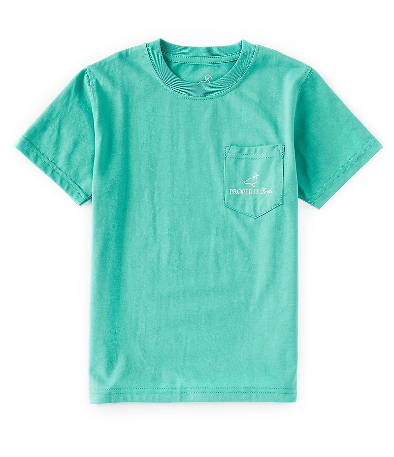 Properly Tied Big Boys 8-16 Boating Tradition Short Sleeve Graphic T-Shirt
