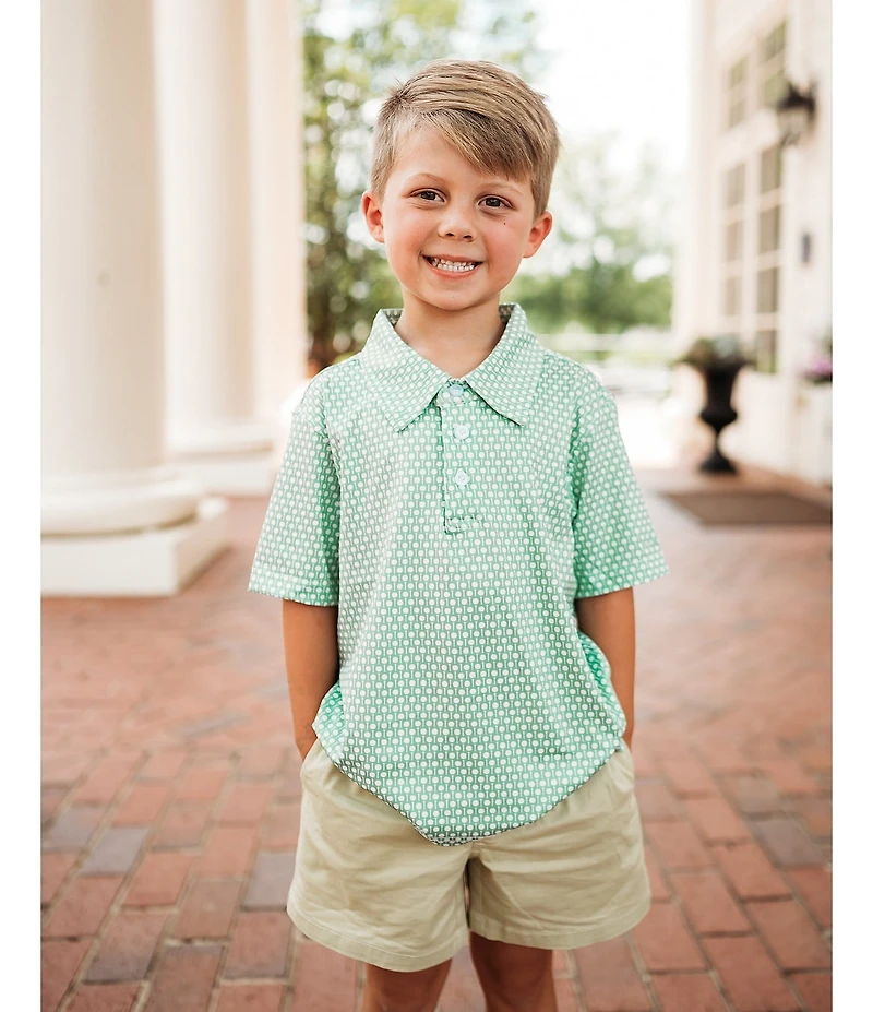 Properly Tied Big Boys Inlet Print Polo