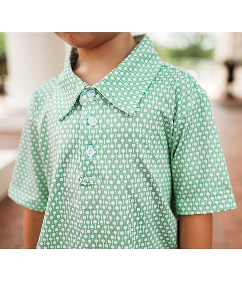 Properly Tied Big Boys Inlet Print Polo