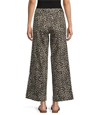 Prosperity Denim High Rise Leopard Print Trouser Jeans