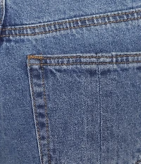 Prosperity Denim Low Loose Destructed Denim Shorts