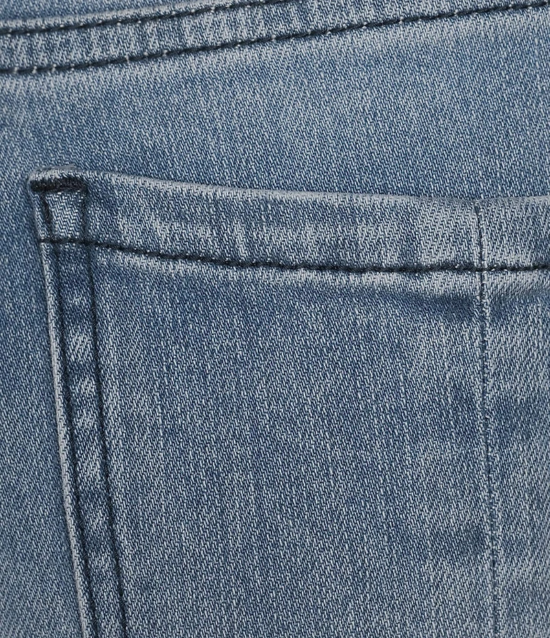 Prosperity Denim Mid Rise Clean Hem Trouser Bootcut Jeans