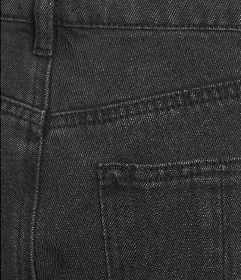 Prosperity Denim Mid Rise Rhinestone Embellished Bow Trimmed Jeans