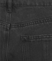 Prosperity Denim Mid Rise Rhinestone Embellished Bow Trimmed Jeans